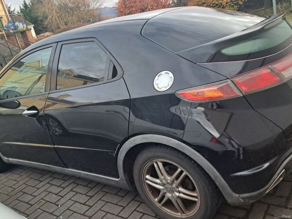 Honda Civic Hatchback, Petrol, 2007, Black