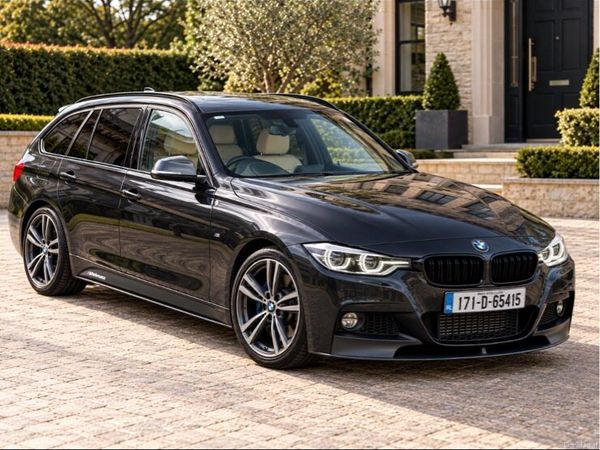 BMW 3-Series Estate, Diesel, 2017, Black