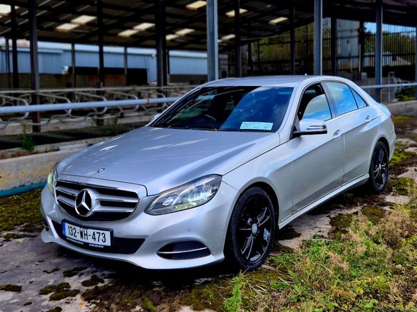 Mercedes-Benz E-Class Saloon, Diesel Hybrid, 2013, Silver
