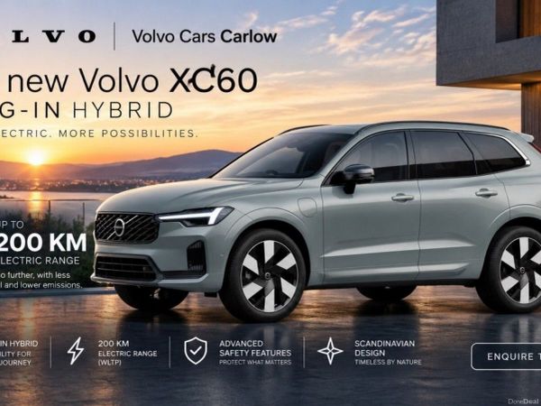 Volvo XC60 SUV, Petrol Plug-in Hybrid, 2027, Grey