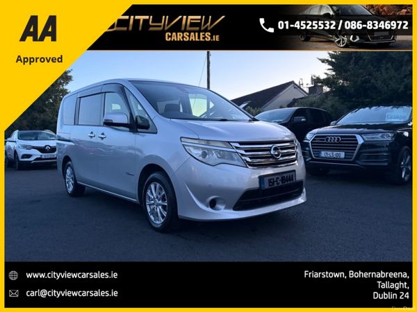 Nissan Serena MPV, Petrol Hybrid, 2015, Silver