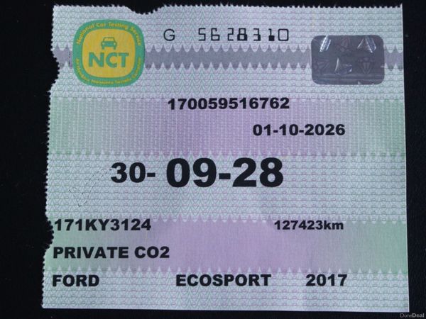 Ford EcoSport SUV, Diesel, 2017, Black