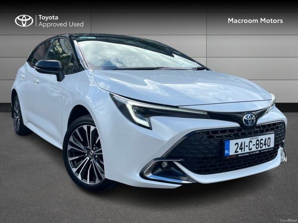 Toyota Corolla Hatchback, Petrol Hybrid, 2024, White
