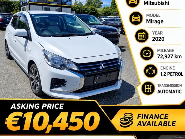 Mitsubishi Mirage Hatchback, Petrol, 2020, White