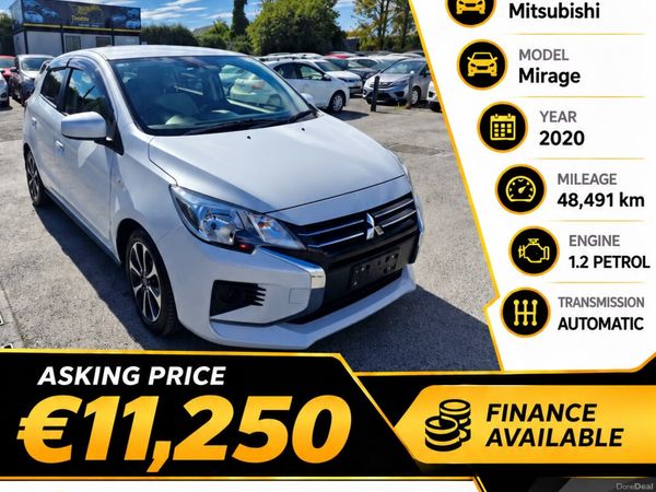 Mitsubishi Mirage Hatchback, Petrol, 2020, White