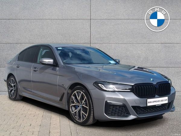 BMW 5-Series Saloon, Petrol Plug-in Hybrid, 2023, Grey