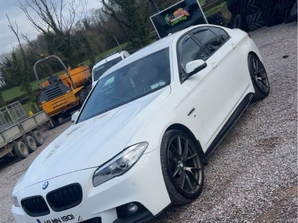BMW 5-Series Saloon, Diesel, 2014, White