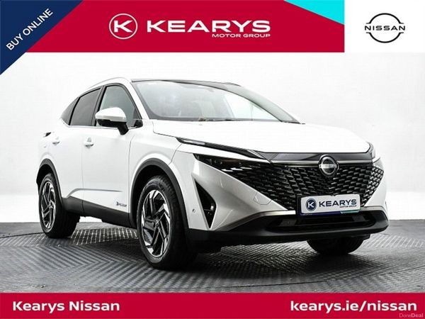 Nissan Qashqai SUV, Petrol Hybrid, 2026, White