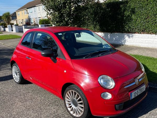 Fiat 500 Hatchback, Petrol, 2012, Red