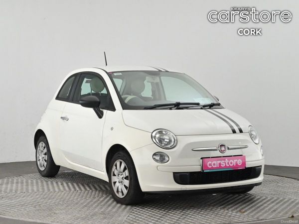 Fiat 500 Hatchback, Petrol, 2015, White