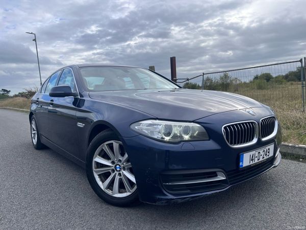 BMW 5-Series Saloon, Diesel, 2014, Blue