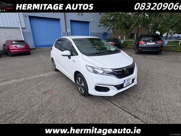Honda Fit Hatchback, Petrol Hybrid, 2018, White
