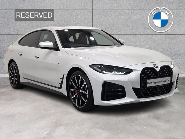 BMW 4-Series Hatchback, Diesel Hybrid, 2022, White