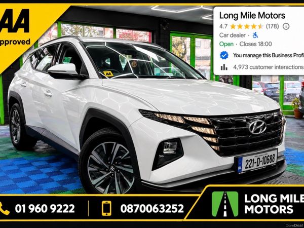 Hyundai Tucson SUV, Petrol Hybrid, 2022, White