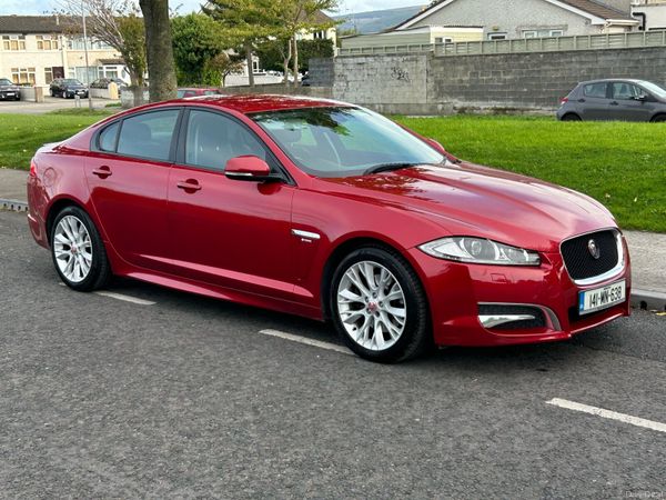 Jaguar XF Saloon, Diesel, 2014, Red