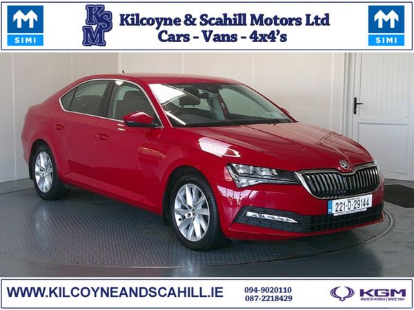 Skoda Superb Saloon, Diesel, 2022, Red