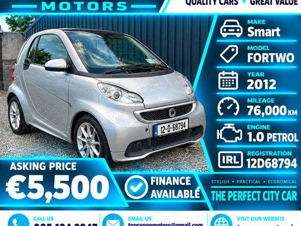 Smart Fortwo Coupe, Petrol, 2012, Silver