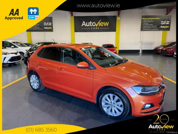 Volkswagen Polo Hatchback, Petrol, 2018, Orange