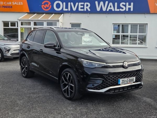 Volkswagen Tiguan Estate, Petrol Hybrid, 2025, Black