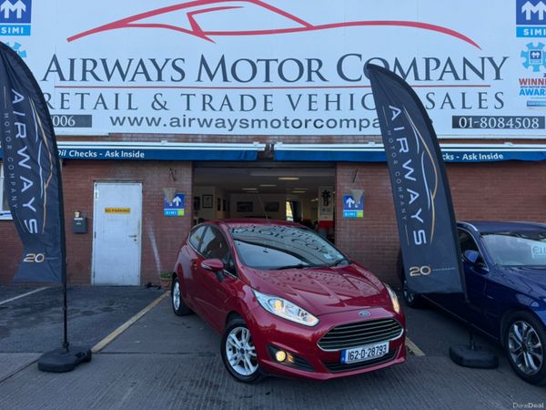 Ford Fiesta Hatchback, Petrol, 2016, Red