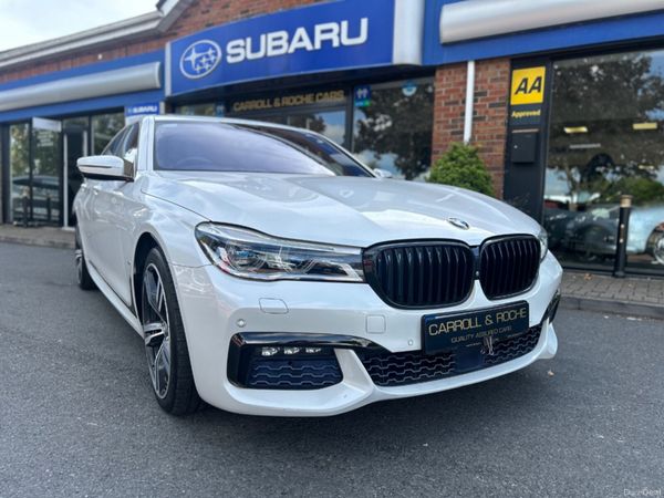 BMW 7-Series Saloon, Petrol Plug-in Hybrid, 2017, White