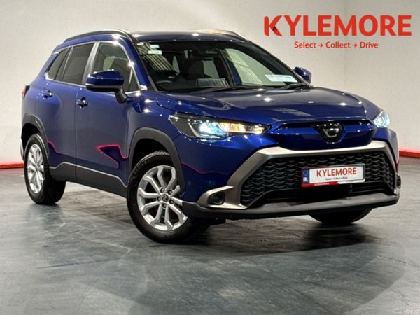 Toyota Corolla Cross SUV, Petrol Hybrid, 2024, Blue
