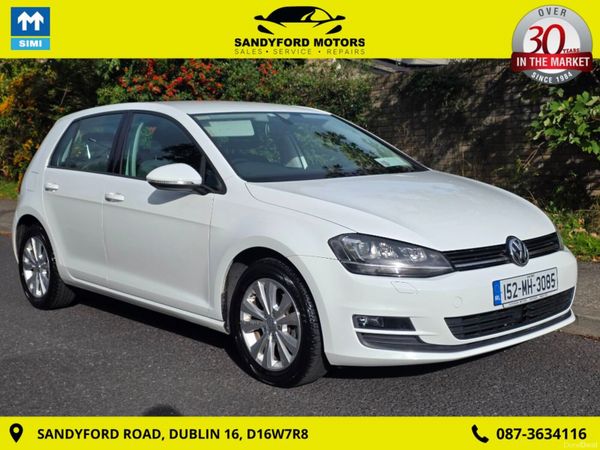 Volkswagen Golf Hatchback, Petrol, 2015, White