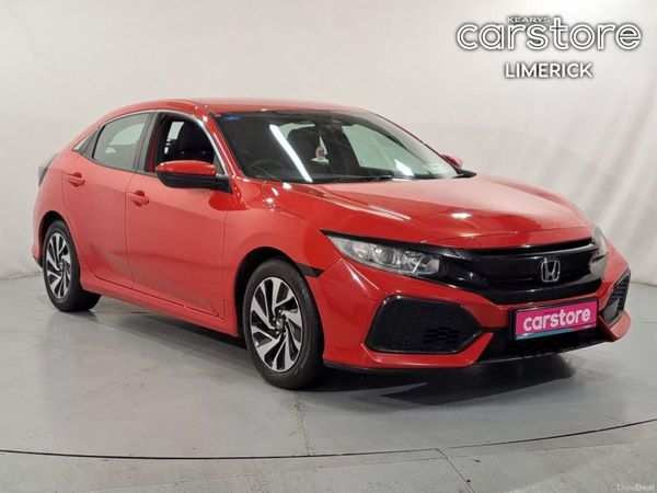 Honda Civic Hatchback, Petrol, 2018, Red