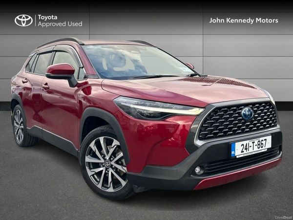 Toyota Corolla Cross SUV, Petrol Hybrid, 2024, Red