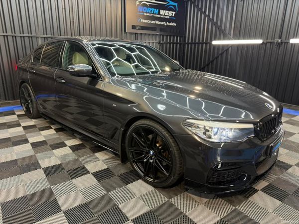 BMW 5-Series Saloon, Diesel, 2018, Grey