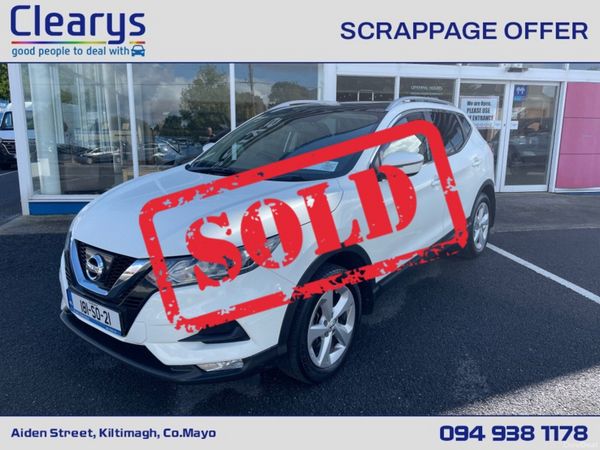 Nissan Qashqai MPV, Diesel, 2018, White