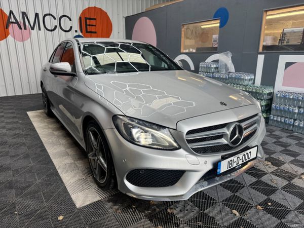 Mercedes-Benz C-Class Saloon, Petrol, 2018, Silver