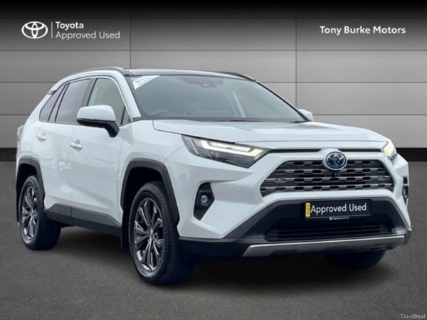 Toyota RAV4 SUV, Petrol Hybrid, 2023, White
