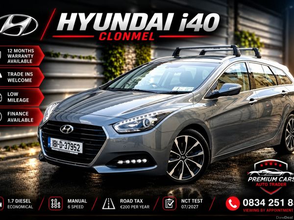 Hyundai i40 Estate, Diesel, 2018, Grey