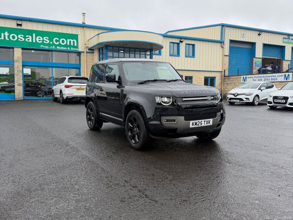 Land Rover Defender SUV, Diesel Hybrid, 2025, Black