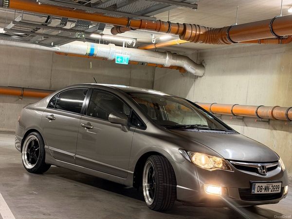 Honda Civic Saloon, Petrol Hybrid, 2008, Grey