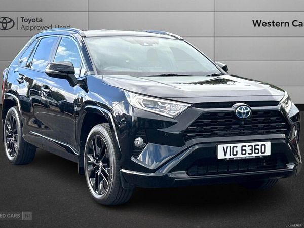 Toyota RAV4 SUV, Petrol Hybrid, 2021, Black