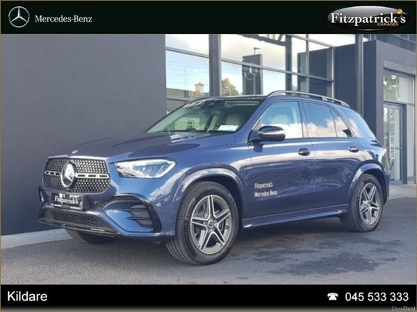 Mercedes-Benz GLE SUV, Diesel Plug-in Hybrid, 2026, Blue