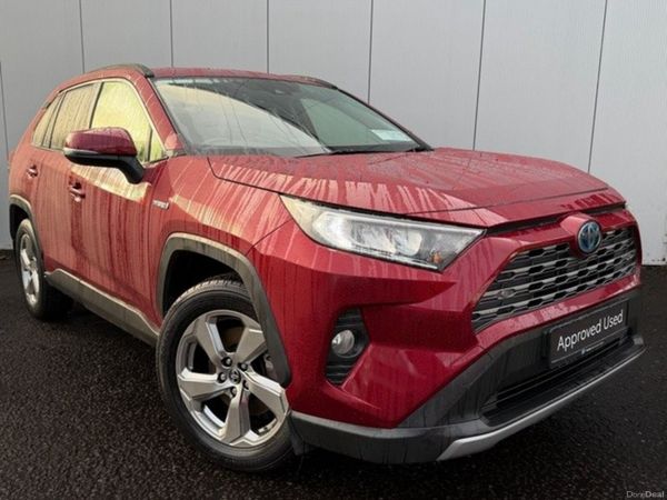 Toyota RAV4 SUV, Petrol Hybrid, 2019, Red