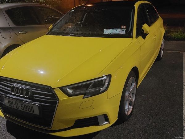 Audi A3 Hatchback, Petrol, 2018, Yellow