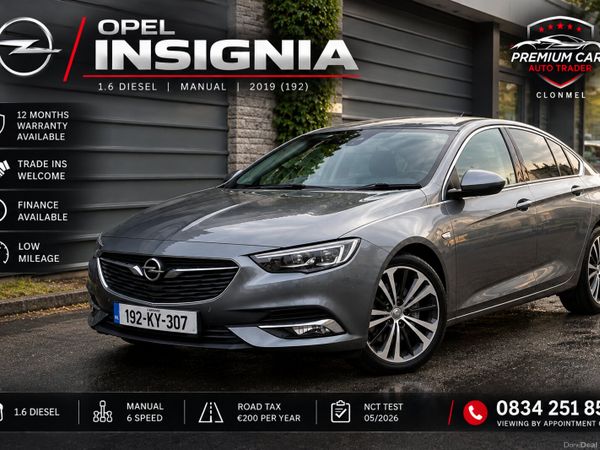Opel Insignia Hatchback, Diesel, 2019, Grey