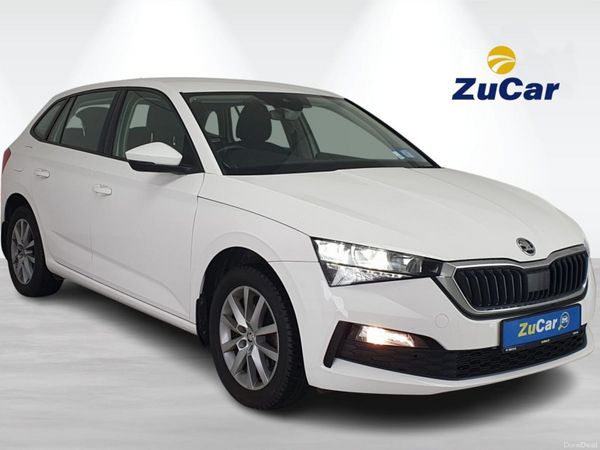 Skoda Scala Hatchback, Petrol, 2022, White