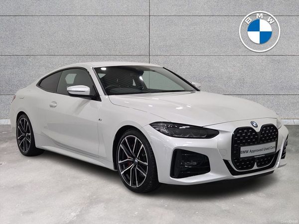 BMW 4-Series Coupe, Diesel Hybrid, 2023, White