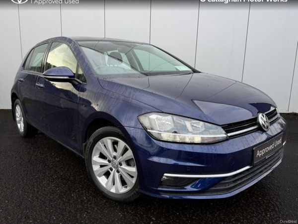 Volkswagen Golf Hatchback, Diesel, 2019, Blue