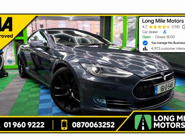 Tesla Model S Saloon, Electric, 2016, Silver