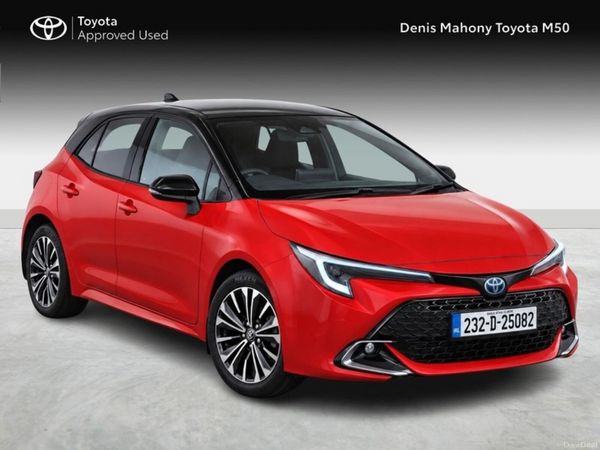 Toyota Corolla Hatchback, Petrol Hybrid, 2023, Red