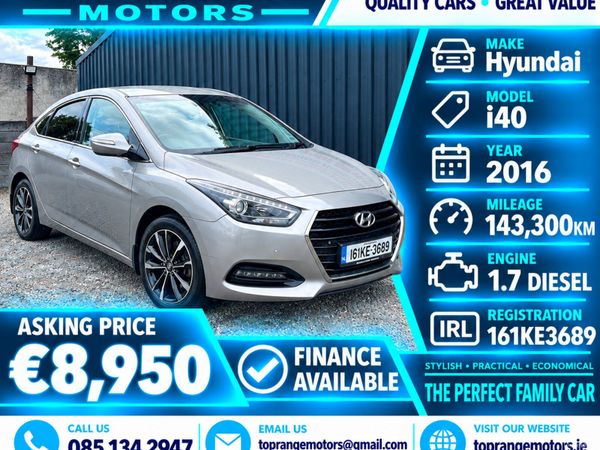 Hyundai i40 Saloon, Diesel, 2016, Beige