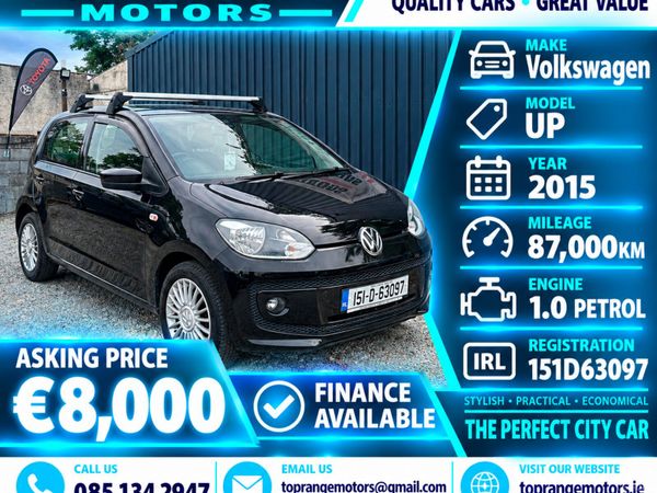 Volkswagen up! Hatchback, Petrol, 2015, Black