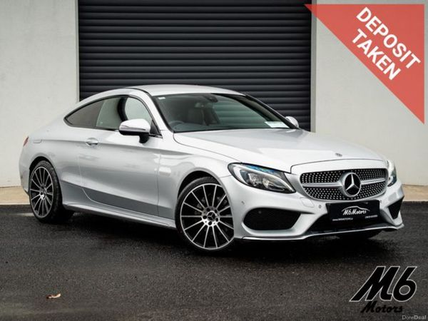 Mercedes-Benz C-Class Coupe, Diesel, 2018, Silver