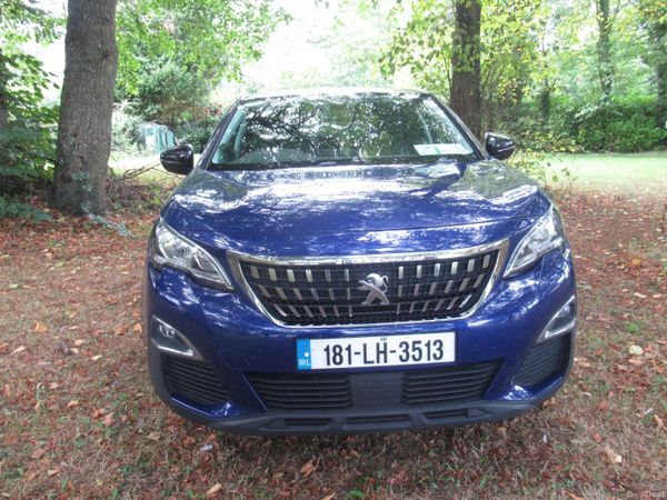 Peugeot 3008 Hatchback, Petrol, 2018, Blue